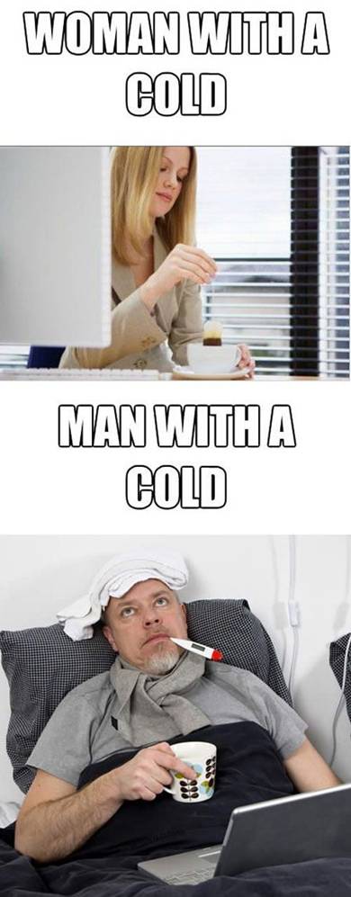 cold men vs women