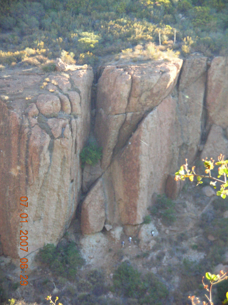 Mishe Mowka rock climbing